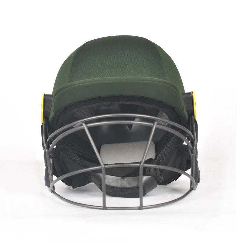 Cricket Helmet - Vortex-07 With Stem Guard For International Matches- Green