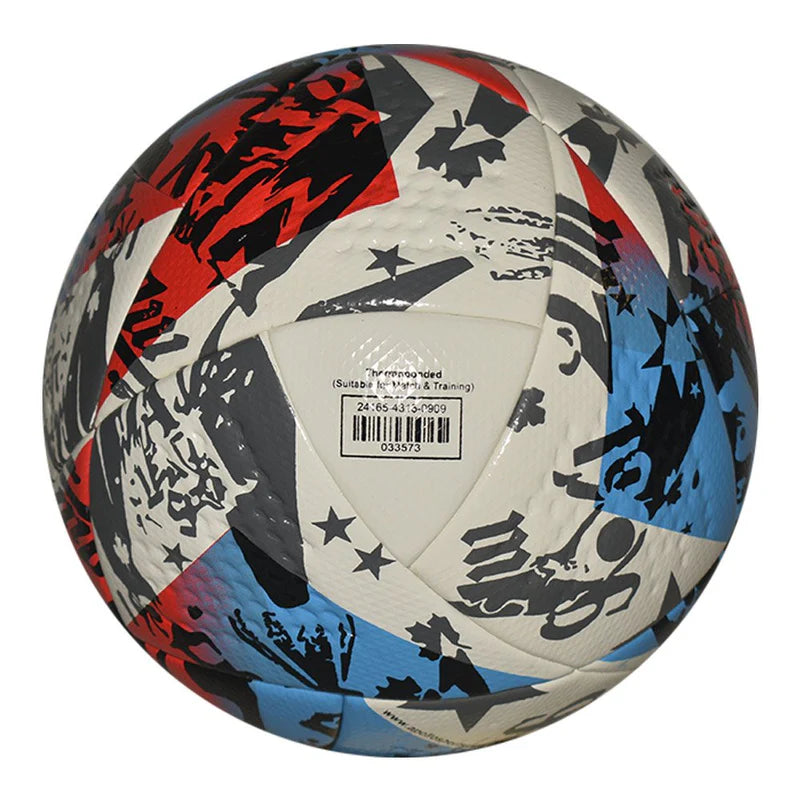 Football - Thermo Bonded - White/Blue Size 5