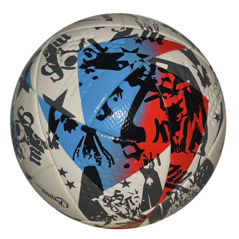 Football - Thermo Bonded - White/Blue Size 5